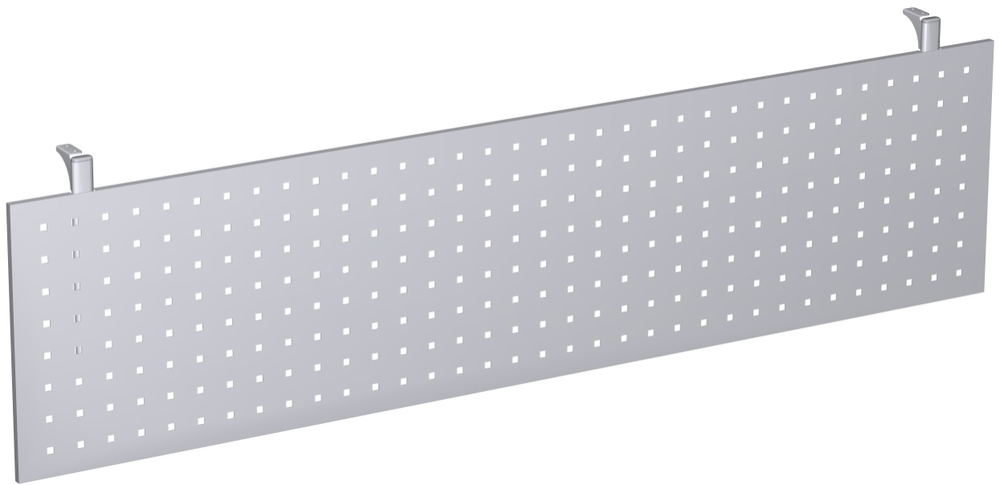 Knieraumblende gelocht, für Tischbreite 180 cm, Silber Knieraumblende gelocht, für Tischbreite 180 cm, Silber