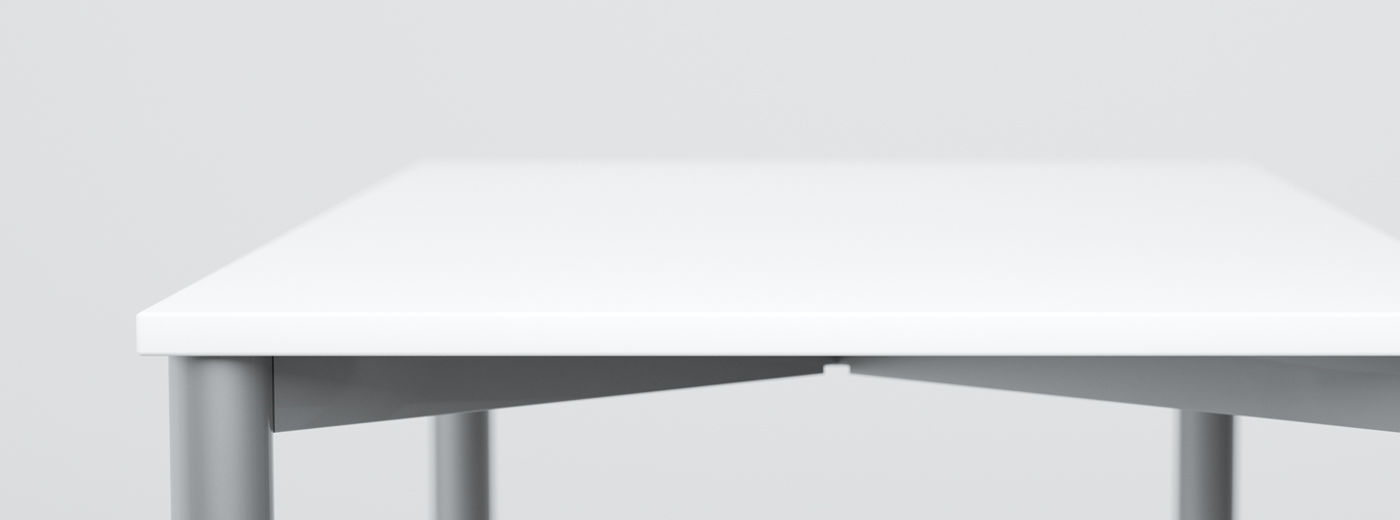 Das moderne 4 Fuß Schreibtischprogramm.