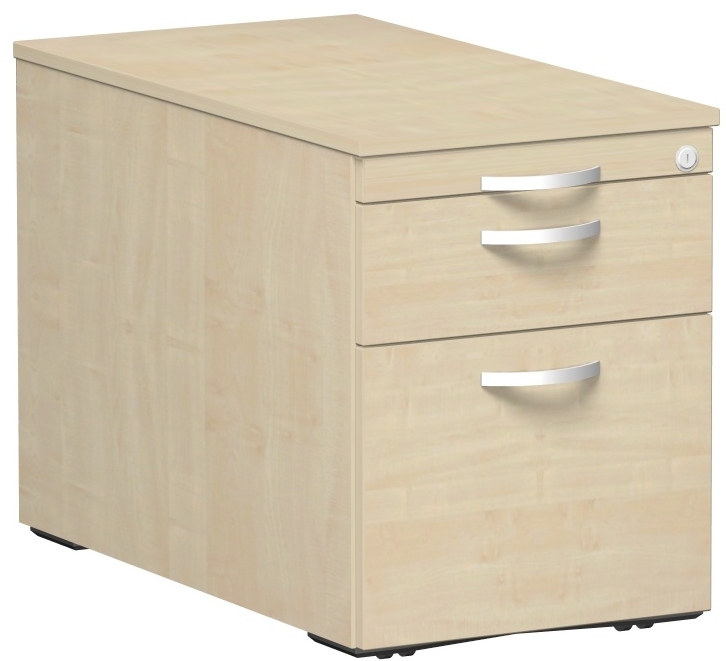 Rollcontainer Hängeregistratur + 1 Metall-Schubfach + Utensilienschubfach, ZV, 43,8x80x56,5 cm
