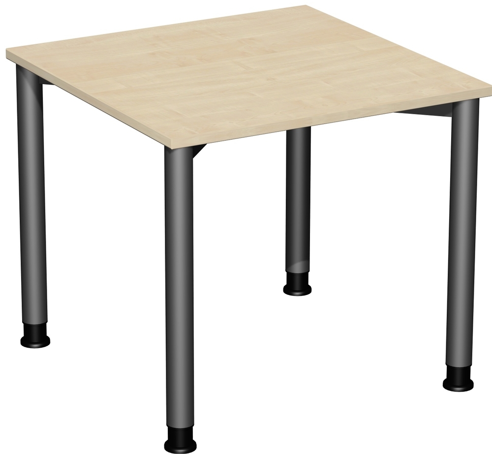 Schreibtisch 4 Fuß Flex, manuell höhenverstellbar, Rechteck