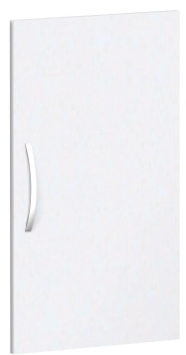 Flügeltür für Korpusbreite 40 cm, links oder rechts verwendbar, nicht abschließbar, 2OH, Weiß Flügeltür für Korpusbreite 40 cm, links oder rechts verwendbar, nicht abschließbar, 2OH, Weiß