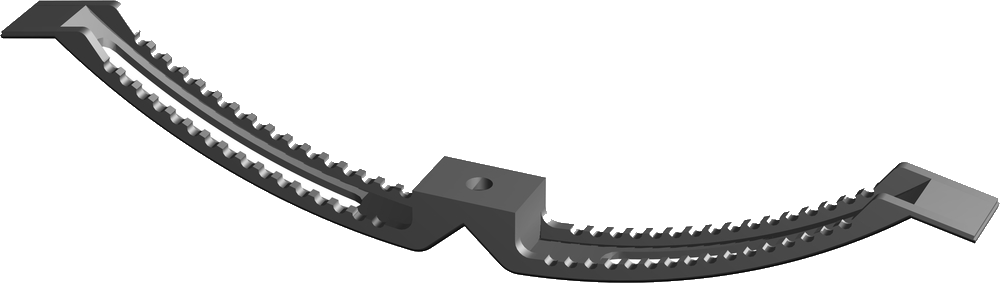 Kabelklemme doppelt unter Tischplatte zu montieren, Schwarz Kabelklemme doppelt unter Tischplatte zu montieren, Schwarz