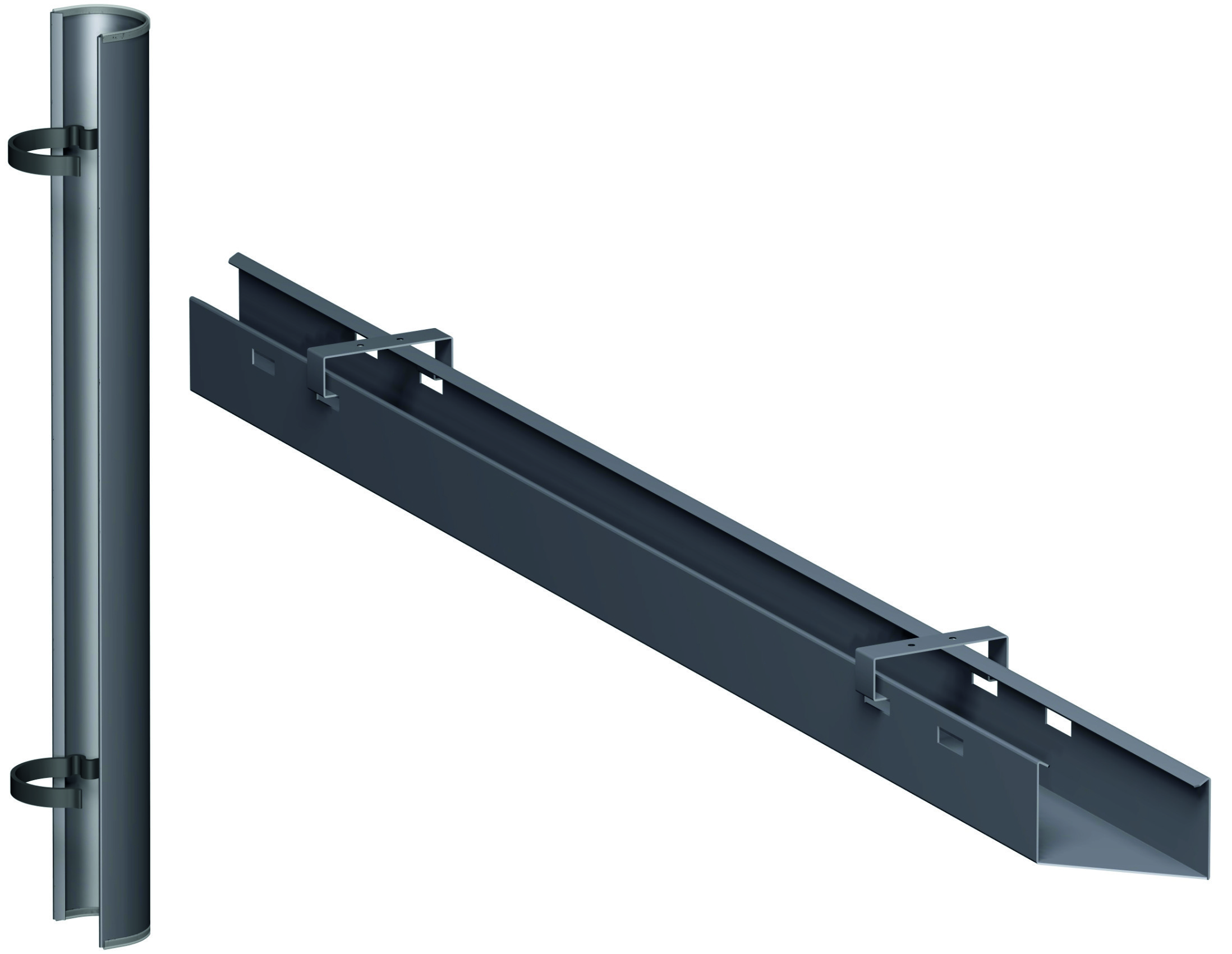 PC-Elektrifizierungs-Set für Schreibtische 160 cm, Anthrazit PC-Elektrifizierungs-Set für Schreibtische 160 cm, Anthrazit