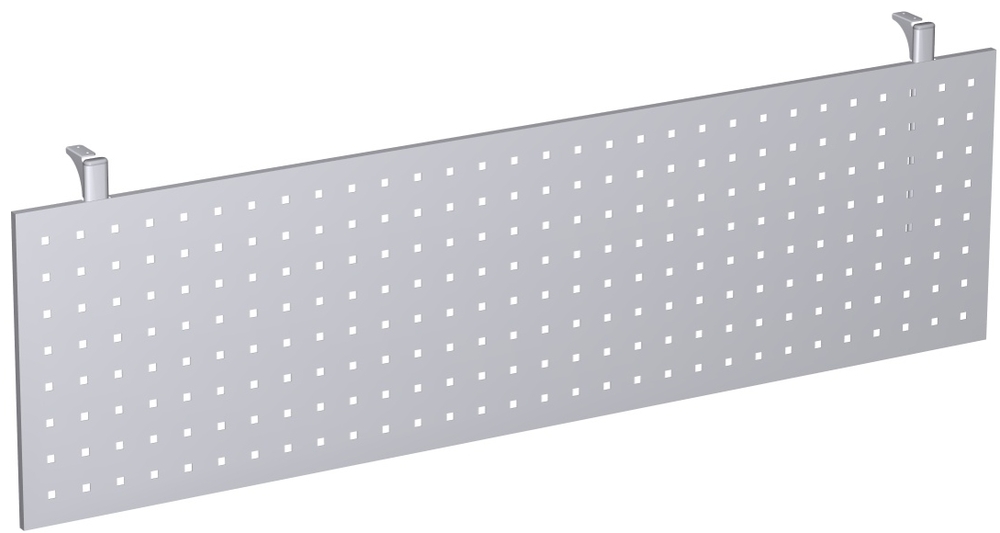 Knieraumblende gelocht, für Tischbreite 160 cm, Silber