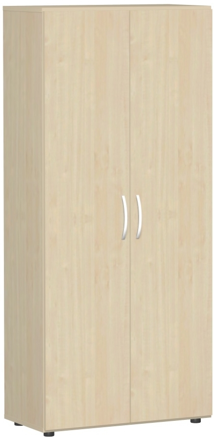 Flügeltürenschrank mit Standfüßen, abschließbar, inkl. Türdämpfer,  Breite 80 cm