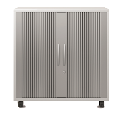 Querrollladenschränke auf Rollen