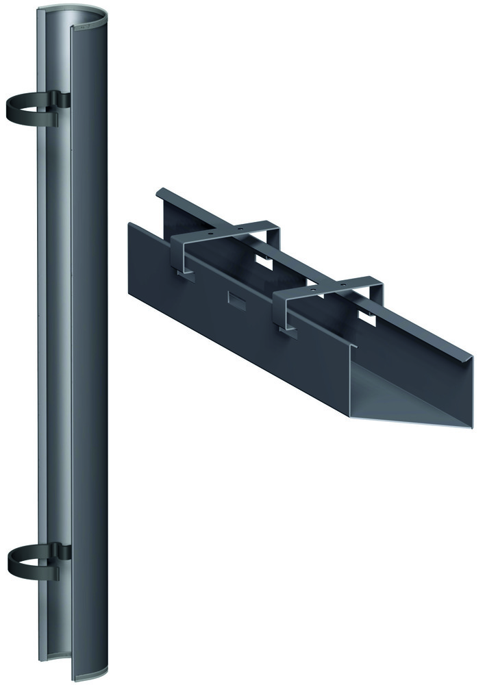 PC-Elektrifizierungs-Set für Schreibtische 80cm, Anthrazit