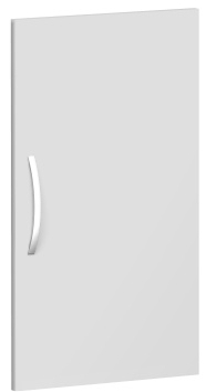 Flügeltür für Korpusbreite 40 cm, links oder rechts verwendbar, nicht abschließbar, 2OH, Lichtgrau Flügeltür für Korpusbreite 40 cm, links oder rechts verwendbar, nicht abschließbar, 2OH, Lichtgrau