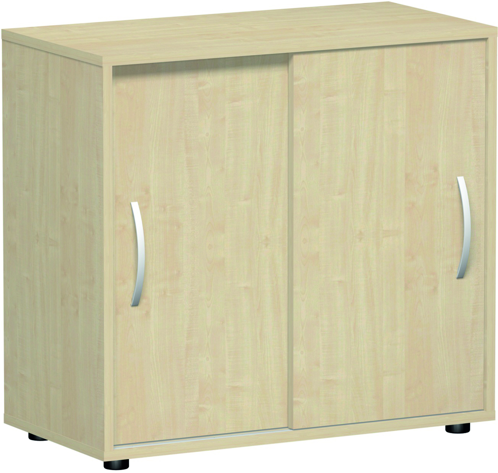 Schiebetürenschrank, mit Standfüßen, nicht abschließbar, 80x40x75,2 cm