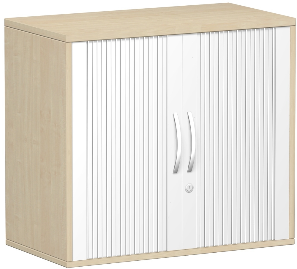 Anstell-Querrollladenschrank Oberboden 25 mm, mit Stellfüßen, abschließbar, 80x42,5x72 cm